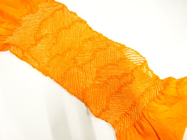 正絹　絞り　帯揚げ